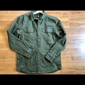 Quicksilver Olive drab lightweight cotton jacket